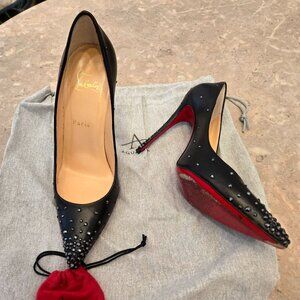 Christian Louboutin Leather Black Pumps
